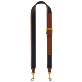  Mulberry Scotchgrain Strap Black & Cognac Scotchgrain